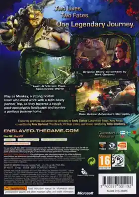 Enslaved Odyssey To The West (USA) box cover back